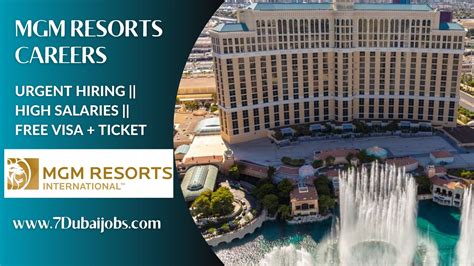 mgm resort careers|MGM Resorts International Jobs and Careers .